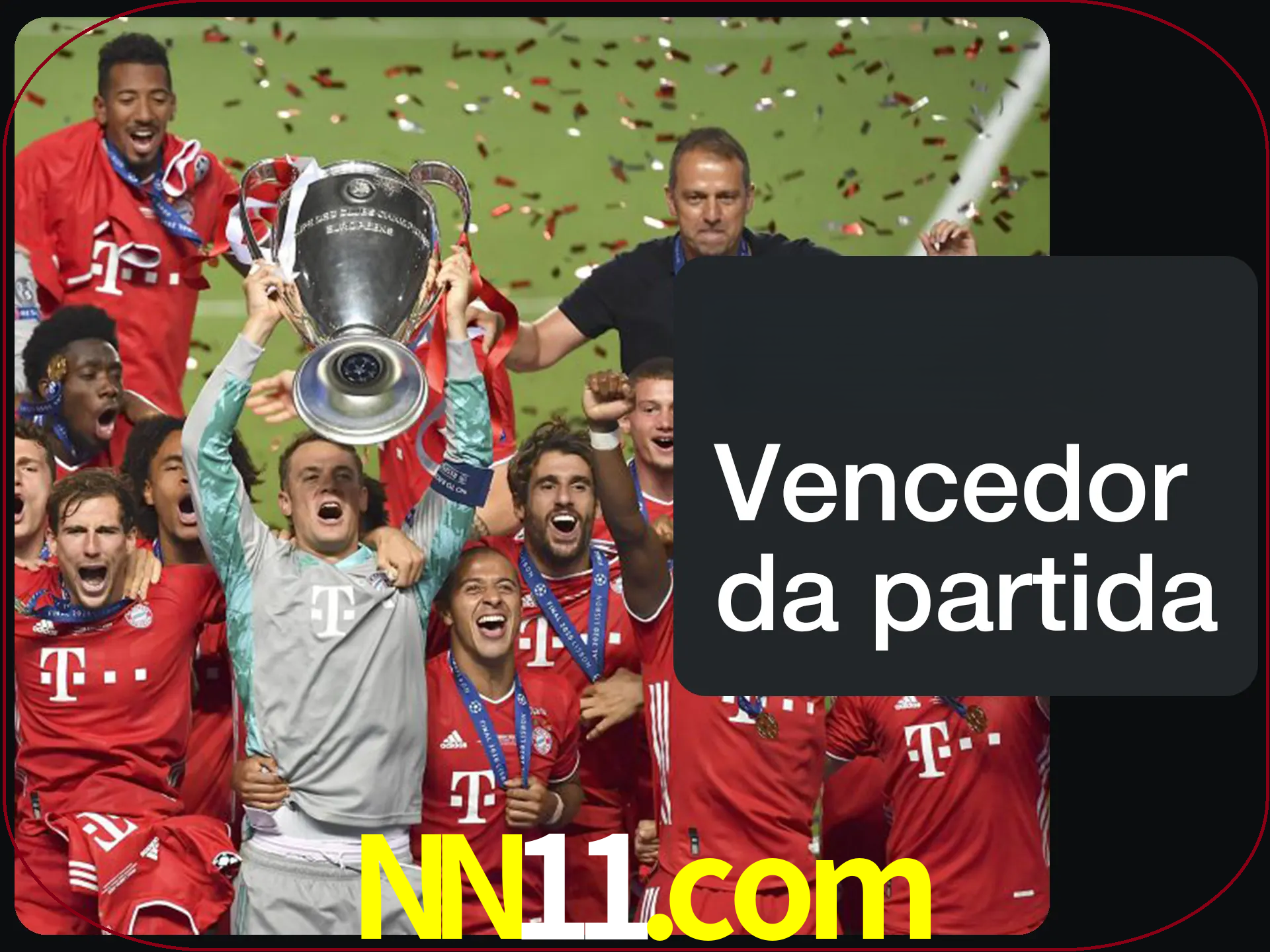Aposte no vencedor e ganhe uma grande quantia de dinheiro.